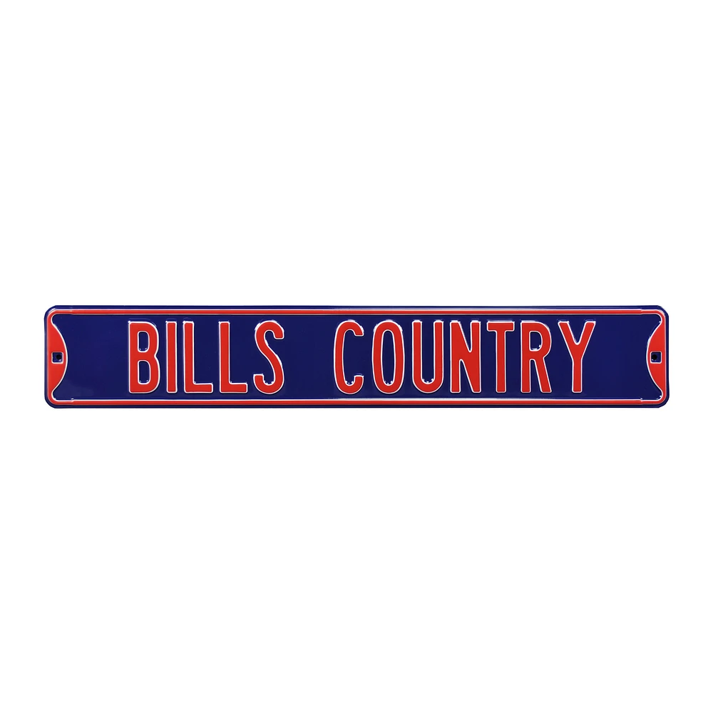 Royal Buffalo Bills 6" x 36" Steel Street Sign