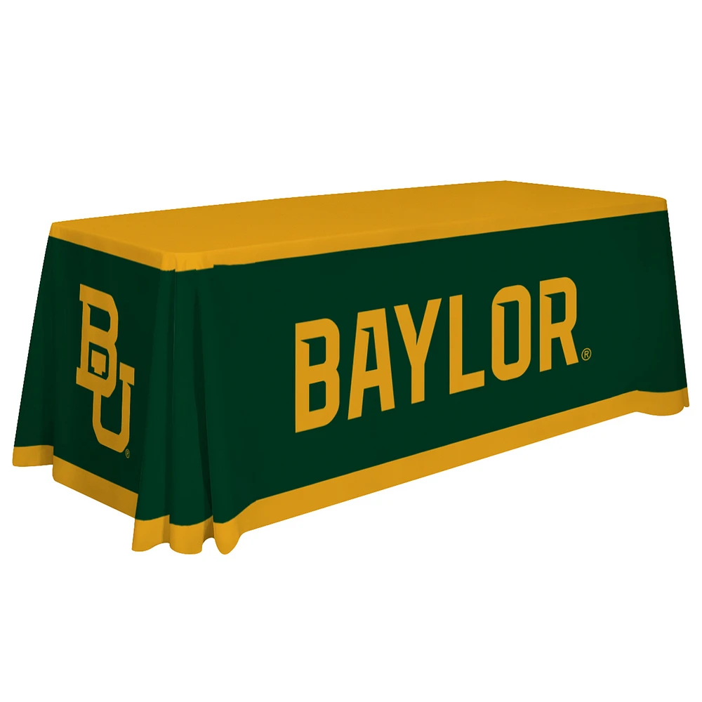 Green/Yellow Baylor Bears 6' Table Cloth