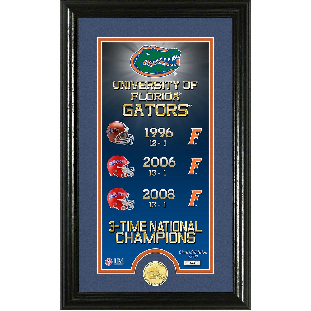 Highland Mint Florida Gators 15" x 22" Legacy Panoramic Photomint