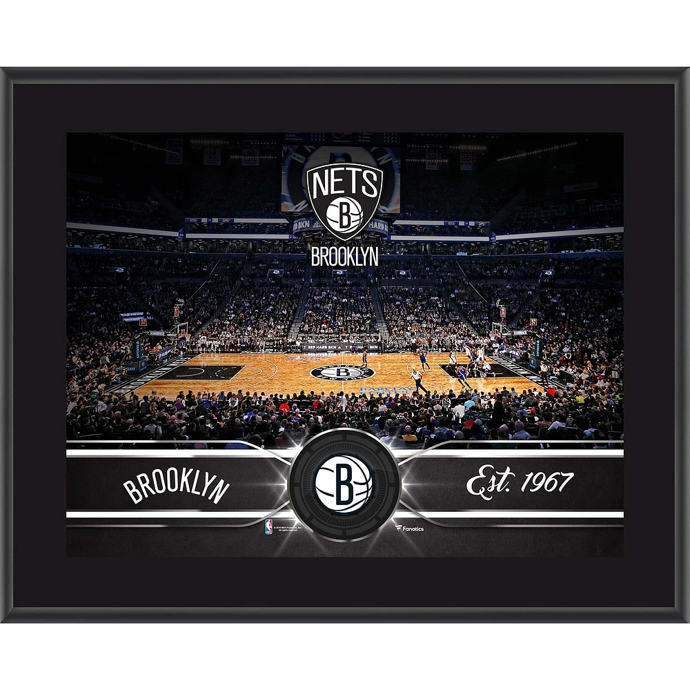 Brooklyn Nets 10.5" x 13" Sublimated Team Plaque