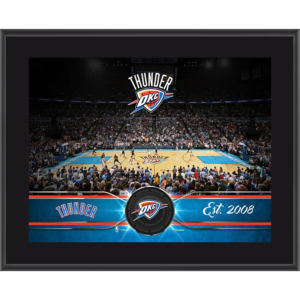 Oklahoma City Thunder 10.5" x 13" Sublimated Team Plaque