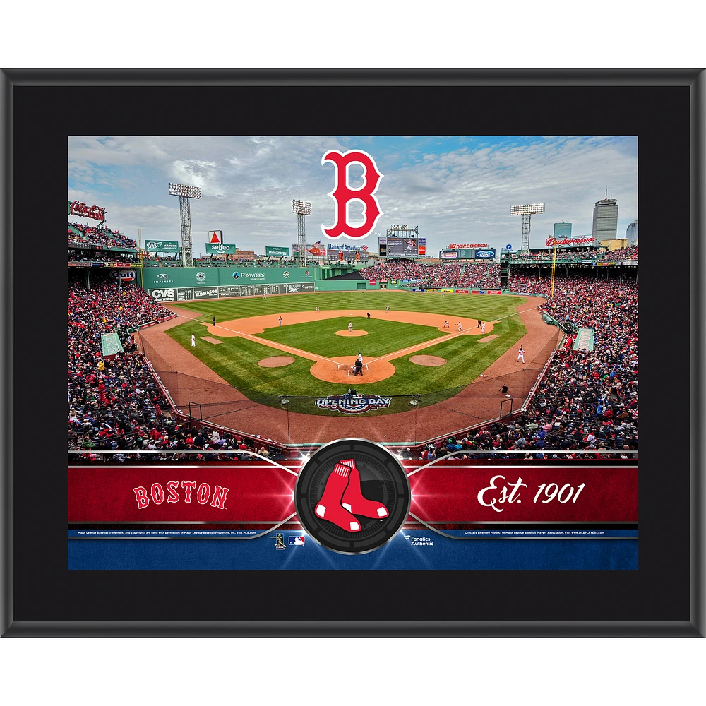 Boston Red Sox 10.5" x 13" Sublimated Team Plaque