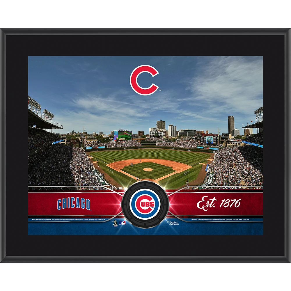 Chicago Cubs 10.5" x 13" Sublimated Team Plaque