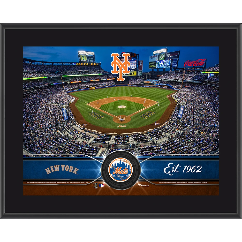 New York Mets 10.5" x 13" Sublimated Team Plaque