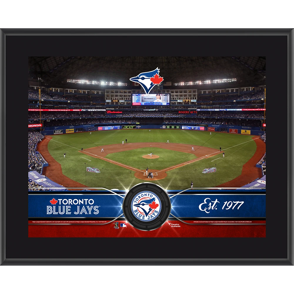 Toronto Blue Jays 10.5" x 13" Sublimated Team Plaque