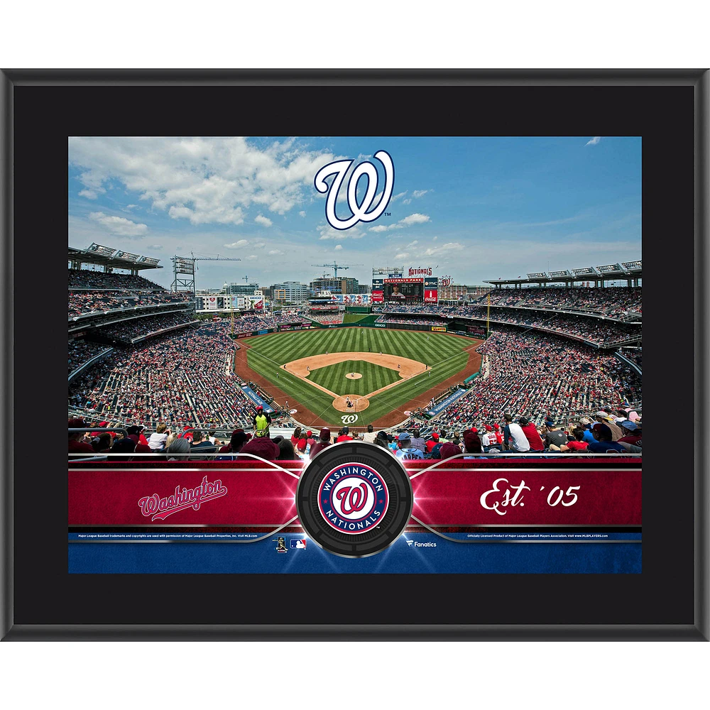 Washington Nationals 10.5" x 13" Sublimated Team Plaque