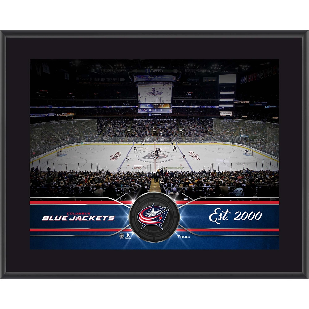 Columbus Blue Jackets 10.5" x 13" Sublimated Team Plaque