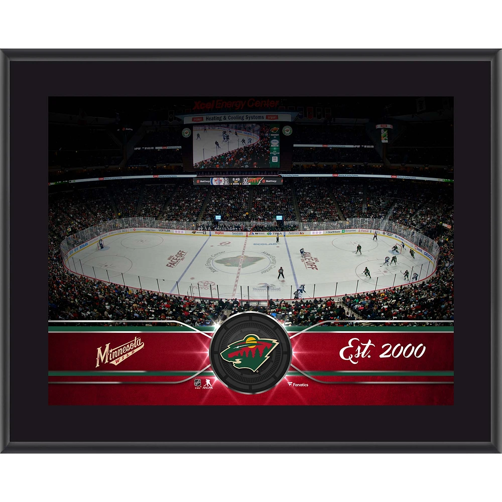 Minnesota Wild 10.5" x 13" Sublimated Team Plaque