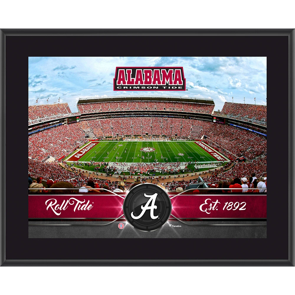 Alabama Crimson Tide 10.5" x 13" Sublimated Team Plaque