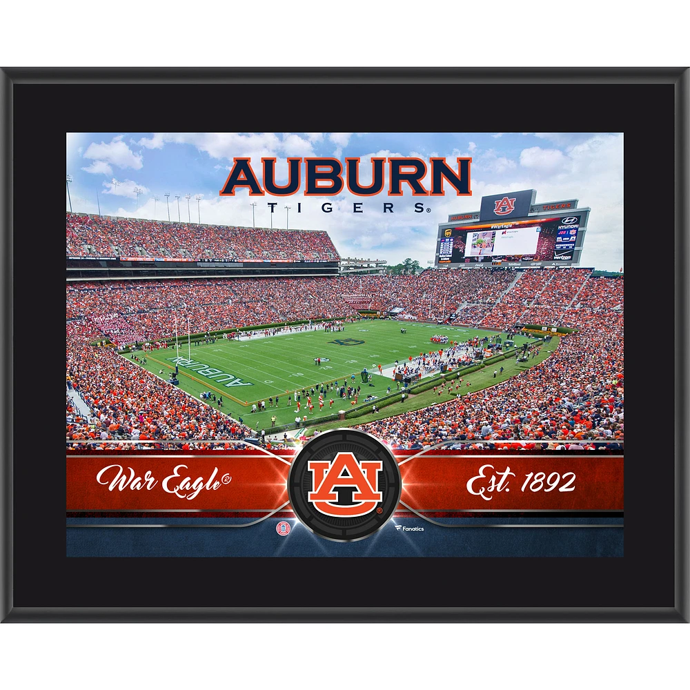 Auburn Tigers 10.5" x 13" Sublimated Team Plaque