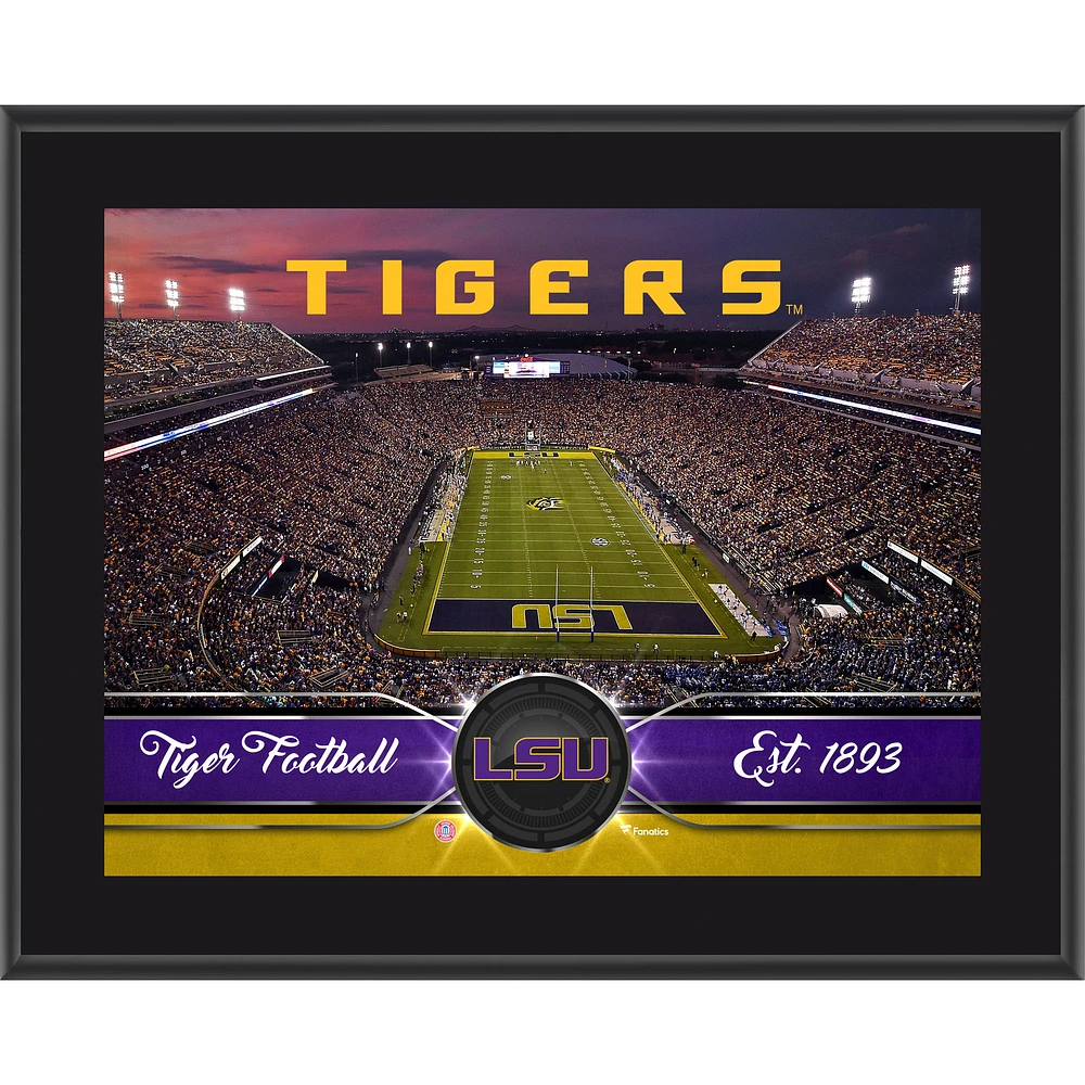 LSU Tigers 10.5" x 13" Sublimated Team Plaque