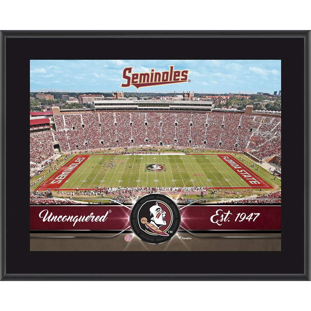 Florida State Seminoles 10.5" x 13" Sublimated Team Plaque