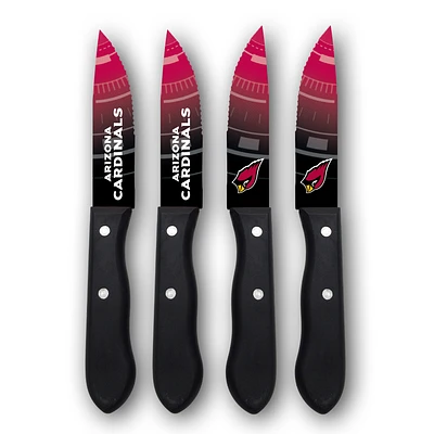 Woodrow Arizona Cardinals 4-Piece Stainless Steel Steak Knife Set