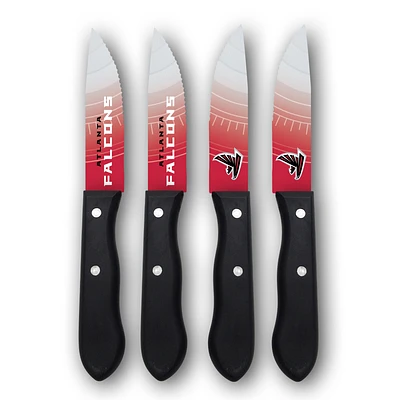 Woodrow Atlanta Falcons 4-Piece Stainless Steel Steak Knife Set