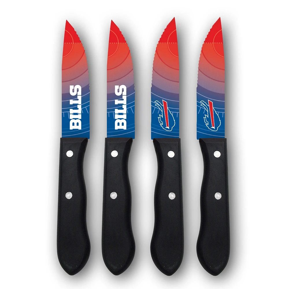 Woodrow Buffalo Bills 4-Piece Stainless Steel Steak Knife Set