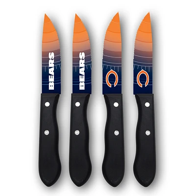 Woodrow Chicago Bears 4-Piece Stainless Steel Steak Knife Set