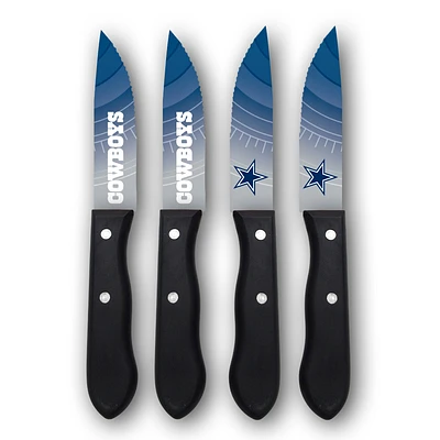 Woodrow Dallas Cowboys 4-Piece Stainless Steel Steak Knife Set