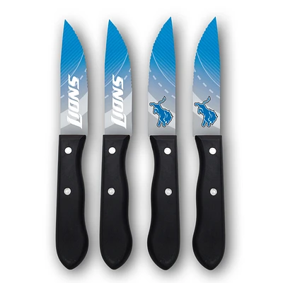Woodrow Detroit Lions 4-Piece Stainless Steel Steak Knife Set
