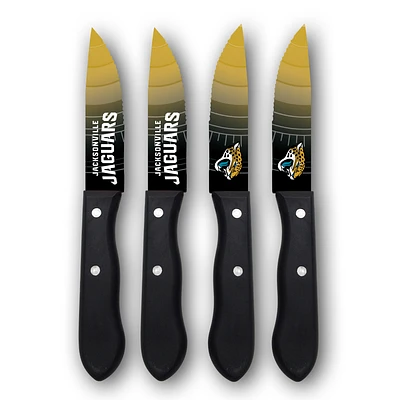 Woodrow Jacksonville Jaguars 4-Piece Stainless Steel Steak Knife Set