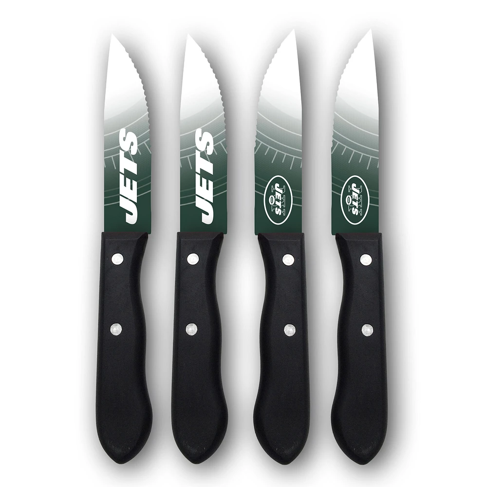 Woodrow New York Jets 4-Piece Stainless Steel Steak Knife Set