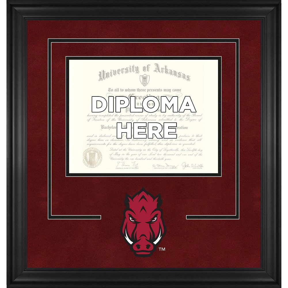 Arkansas Razorbacks Deluxe 8.5" x 11" Diploma Frame with Team Logo