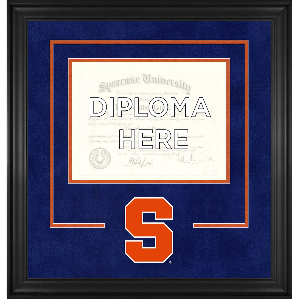 Syracuse Orange Deluxe 8.5" x 11" Diploma Frame with Team Logo