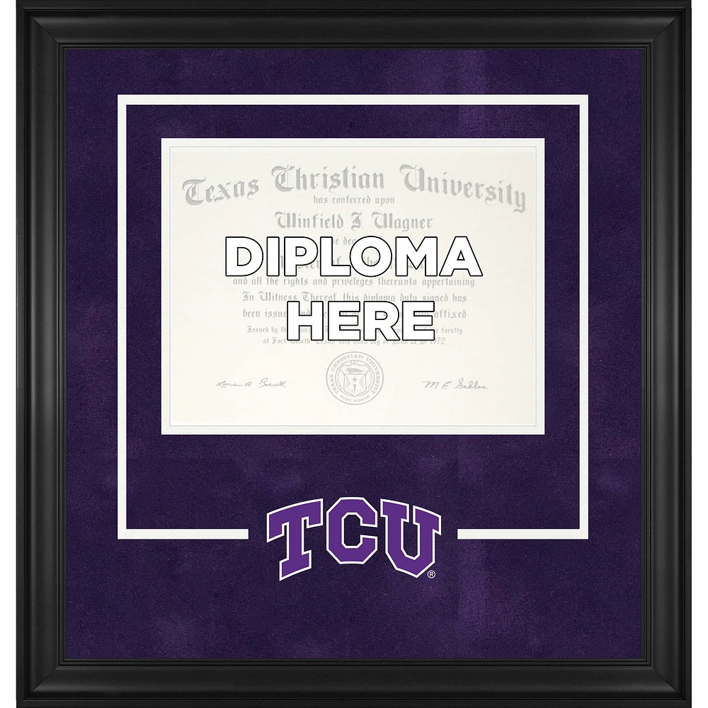 TCU Horned Frogs Deluxe 8.5" x 11" Diploma Frame with Team Logo