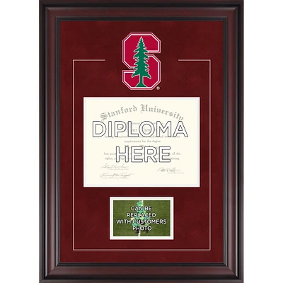 Stanford Cardinal Deluxe 8.5" x 11" Diploma Frame with Team Logo - Insert Your Own 4" x 6" Photograph