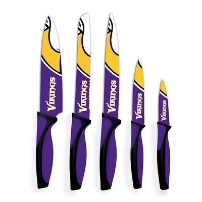 Woodrow Minnesota Vikings 5-Piece Stainless Steel Cutlery Knife Set
