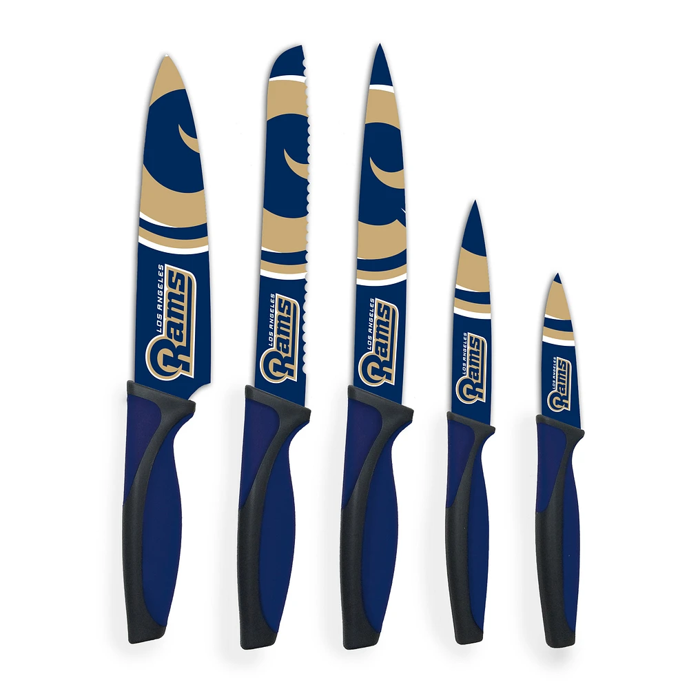 Woodrow Los Angeles Rams 5-Piece Stainless Steel Cutlery Knife Set