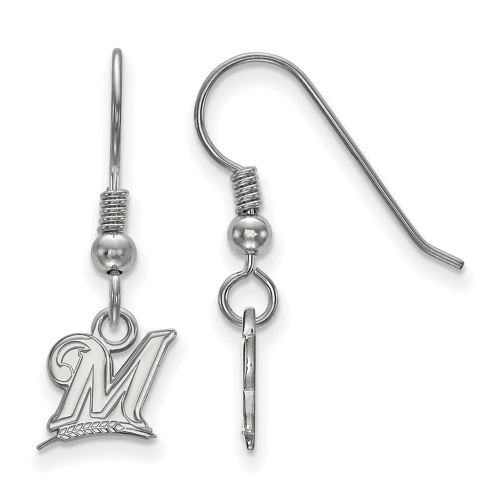 Women's Milwaukee Brewers Sterling Silver Extra-Small Dangle Earrings