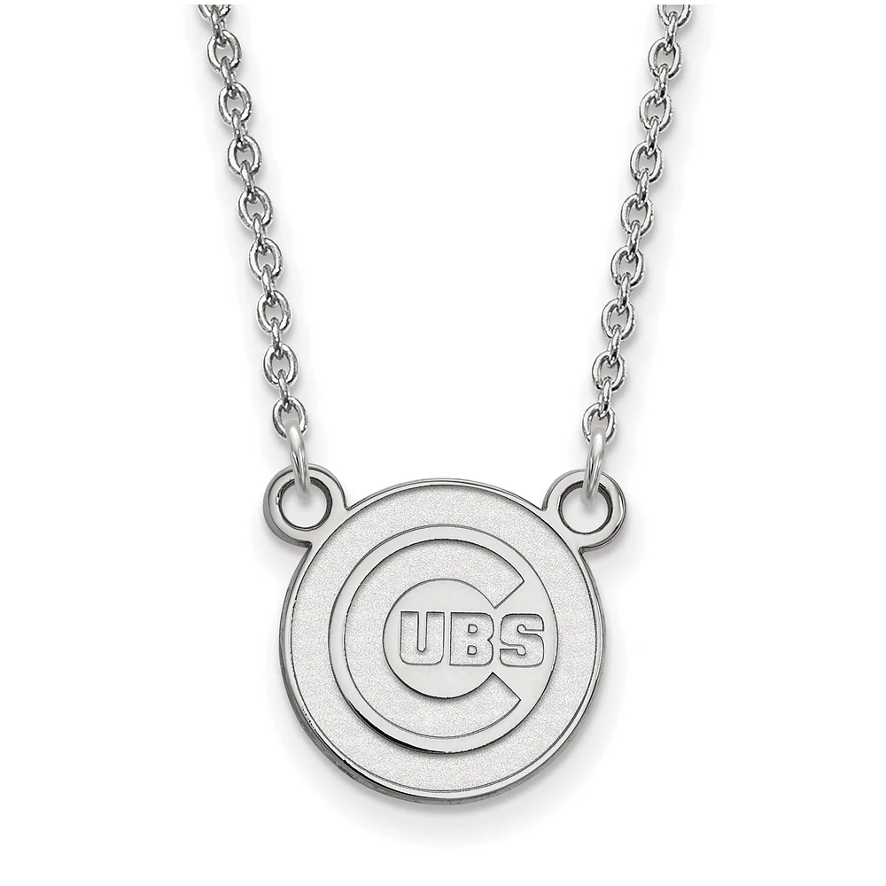 Women's Chicago Cubs Small Logo Sterling Silver Pendant Necklace
