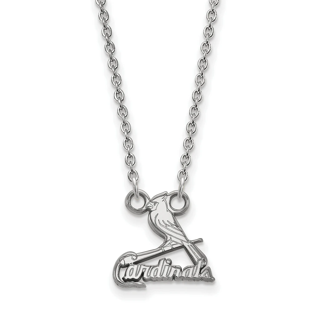 Women's St. Louis Cardinals Small Sterling Silver Pendant Necklace