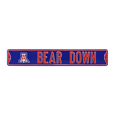 Blue Arizona Wildcats 6" x 36" College Ave Team Street Sign