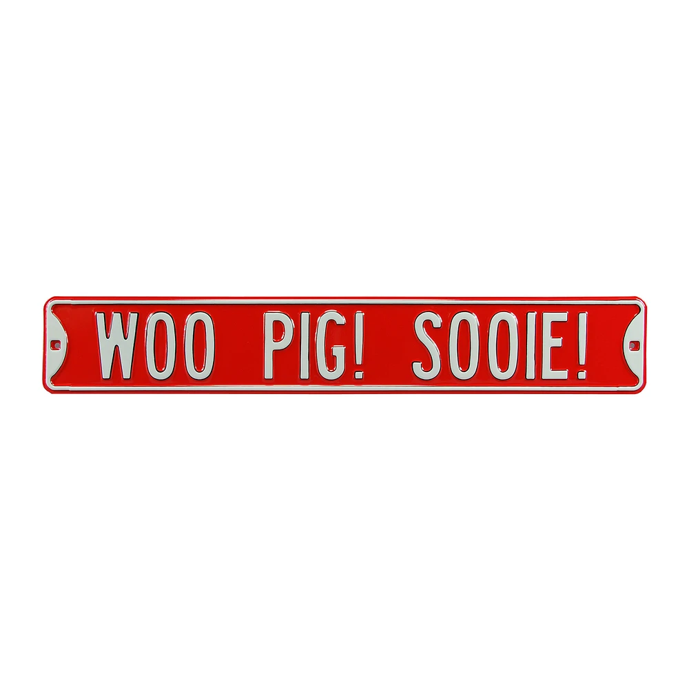 Cardinal Arkansas Razorbacks 6" x 36" College Ave Team Street Sign