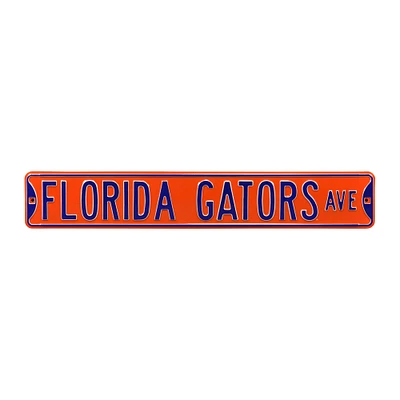 Orange Florida Gators 6" x 36" College Ave Street Sign