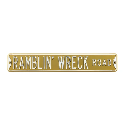 Gold Georgia Tech Yellow Jackets 6" x 36" College Ave Street Sign
