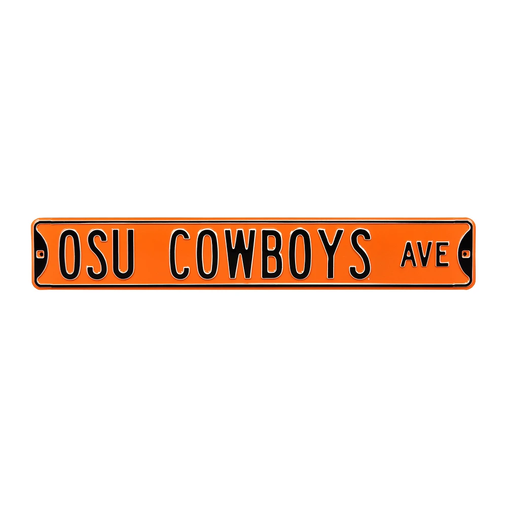 Oklahoma State Cowboys 6" x 36" College Ave Street Sign