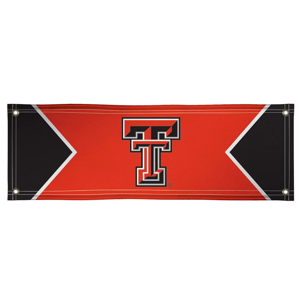 Red Texas Tech Red Raiders 2' x 6' Vinyl Logo Horizontal Banner