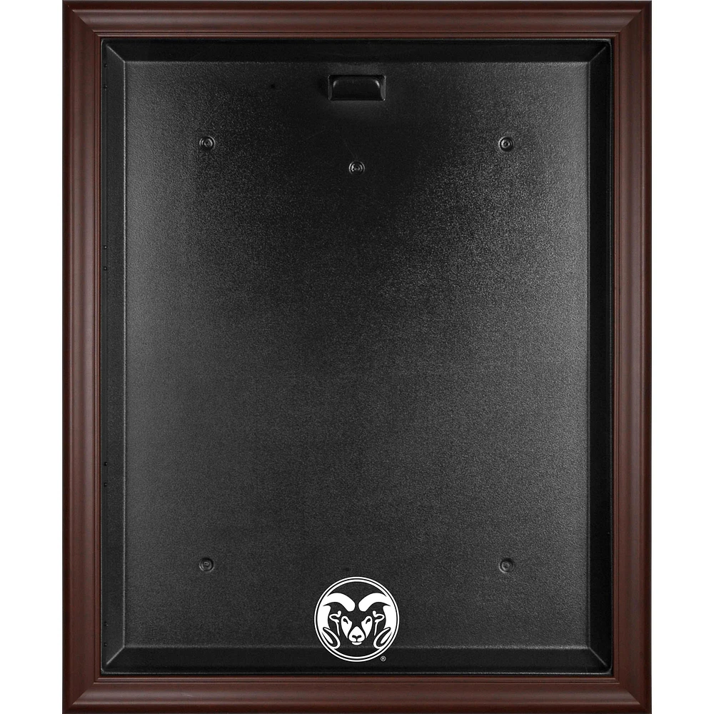 Colorado State Rams Brown Framed Jersey Display Case