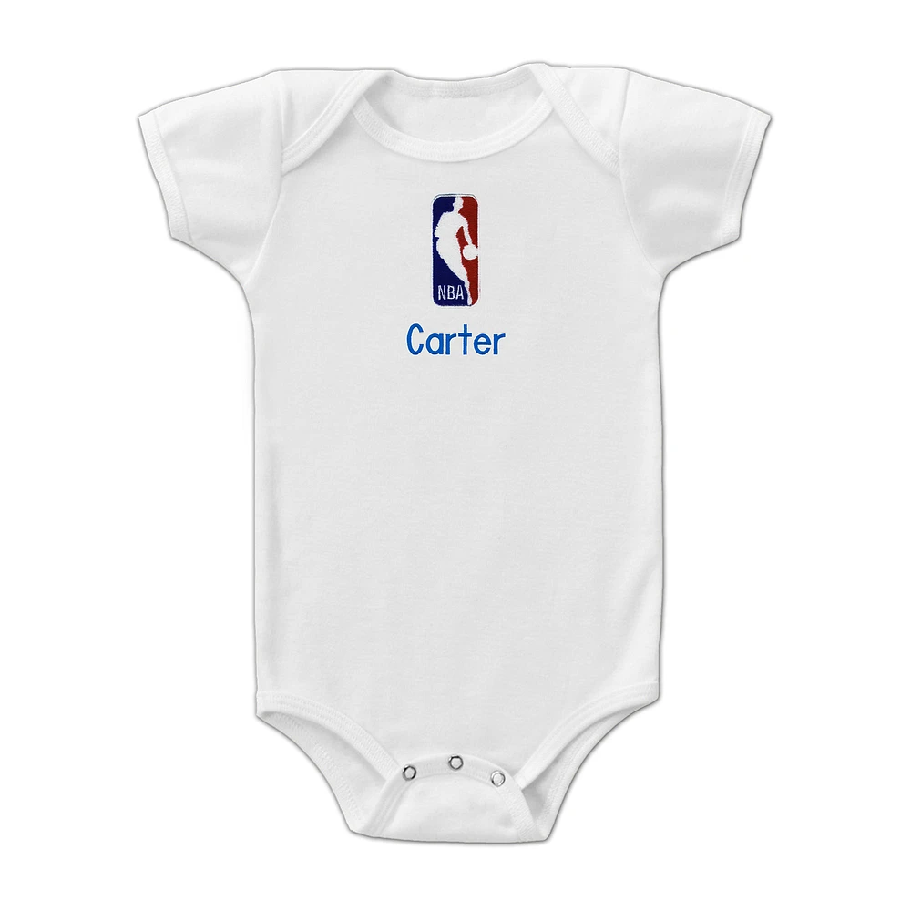 Infant White Logo Gear Personalized Bodysuit