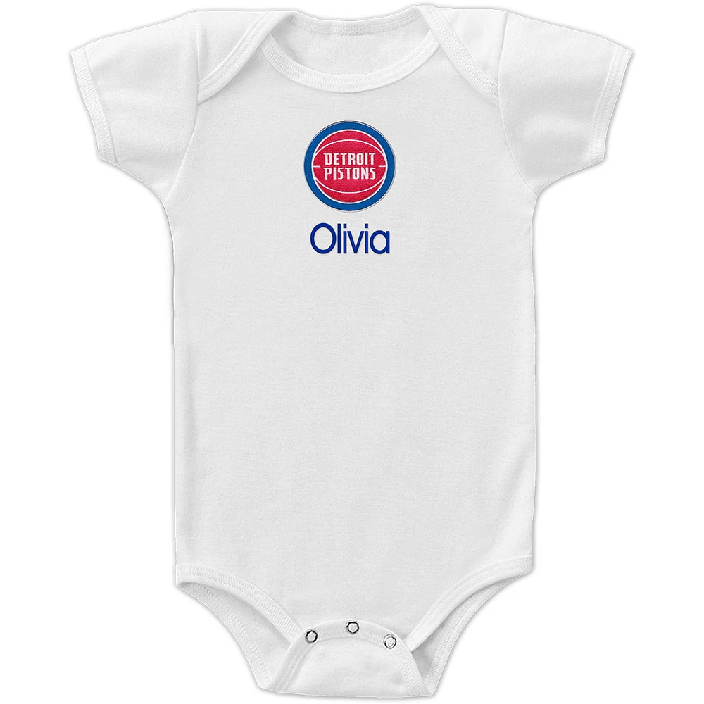 Infant Detroit Pistons Personalized Bodysuit