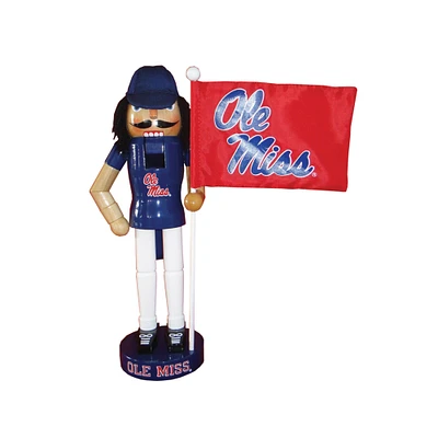 Ole Miss Rebels 12" Mascot Nutcracker