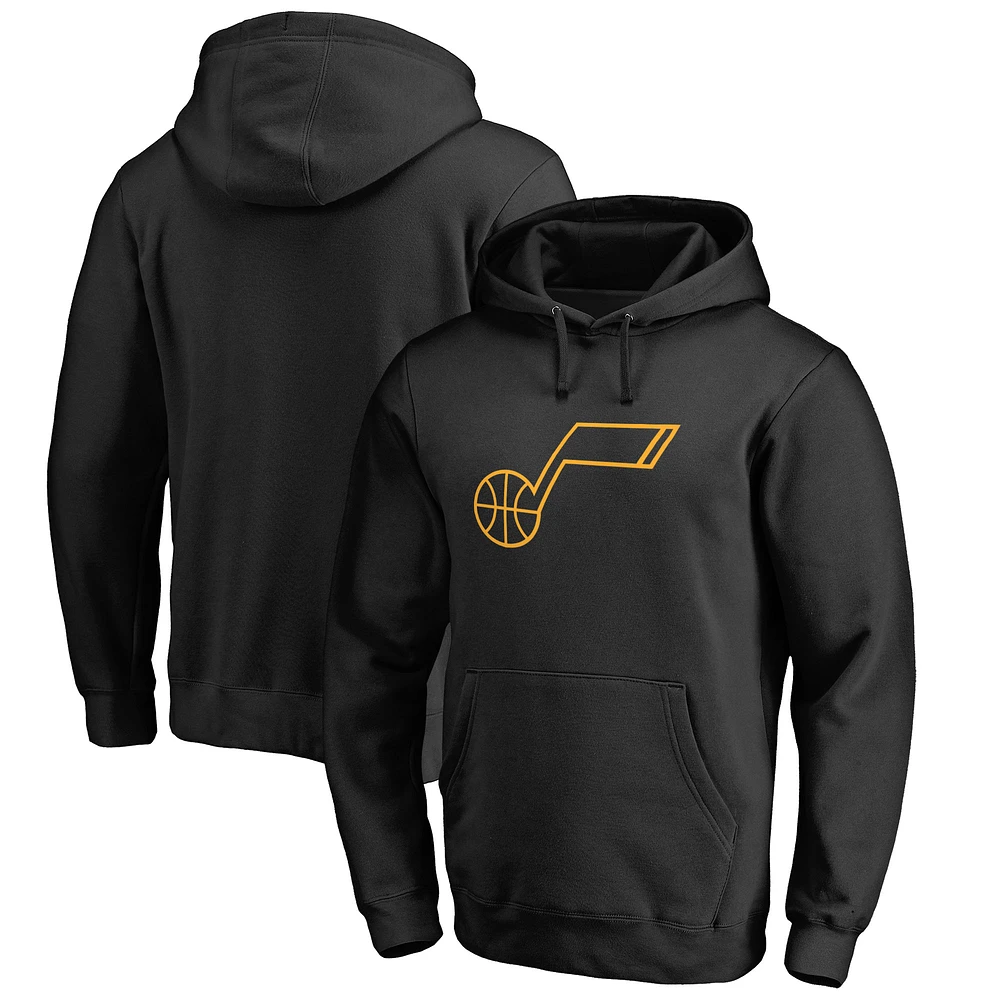 Men's Black Utah Jazz Taylor Pullover Hoodie