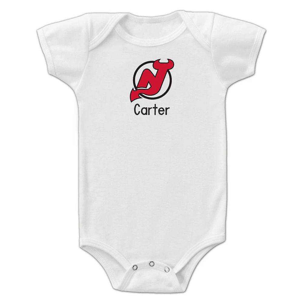 Infant New Jersey Devils Personalized Bodysuit