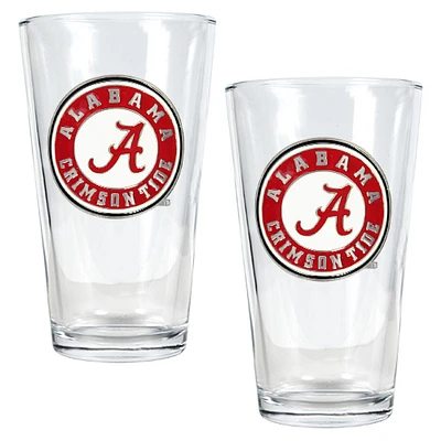 Alabama Crimson Tide 16oz. Pint Glass Set
