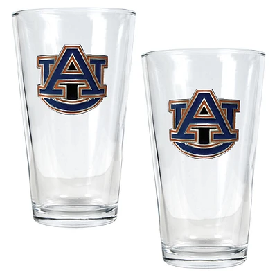 Auburn Tigers 16oz. Pint Glass Set