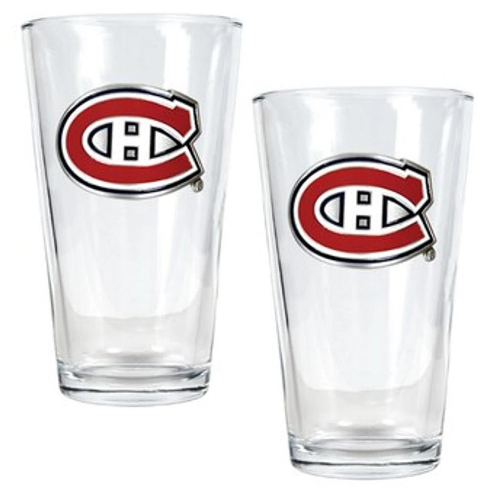 Montreal Canadiens 16oz. Pint Glass Set