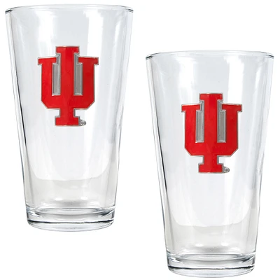 Indiana Hoosiers 16oz. Pint Glass Set