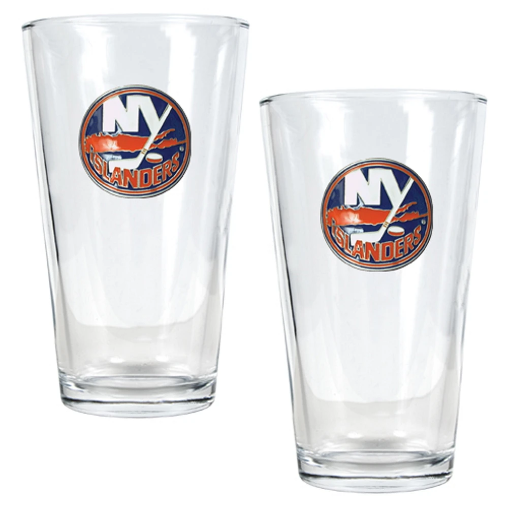 New York Islanders 16oz. Pint Glass Set